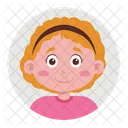Blonde Girl  Icon