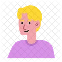 Blonde Man Avatar  Icon