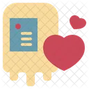 Blood Donation Heart Icon