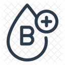 Blood Type B Blood Type Icon