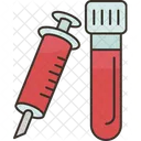 Blood Sample Syringe Icon