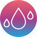 Blood Drops Rain Icon