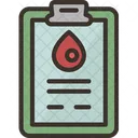 Blood Donation Form Icon