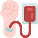Blood Transfusion Patient Icon