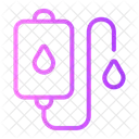 Blood Bag Infusion Drip Icon