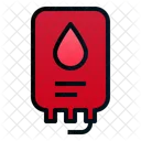 Blood Bag Blood Transfusion Iv Drip Icon