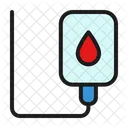 Blood Bag Infuse Blood Donation Icon