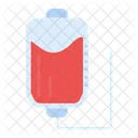 Blood Transfusion Iv Drip Medical Icon
