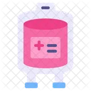Flat Blood Bag Icon