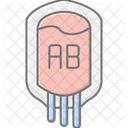 Blood Bag Lineal Color Icon Icon