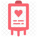 Blood Bag Blood Plasma Icon