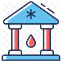 Blood Bank Medical Storage Blood Donation Icon