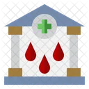 Blood Bank Red Cross Healthcare And Medical Icon