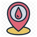 Location Blood Donor Donation Icon