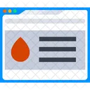 Blood Bank Website  Icon