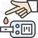 Blood Checker Glucometer Glucose Meter Icon