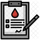 Blood Consent Icon
