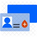 Blood Donate Card  Icon