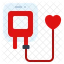 Blood Donation Donor Blood Bag Icon