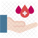 Blood Donation Hand Donation Icon