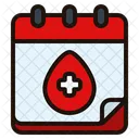Blood Donation Date  Icon