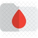 Blood Donation Folder  Icon