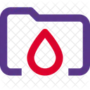 Blood Donation Folder  Icon