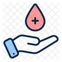 Blood Donation Hand Icon
