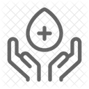 Blood Donation Charity Icon