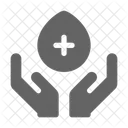 Blood Donation Charity Icon