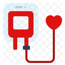 Blood Donation Donor Blood Bag Icon