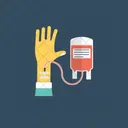 Blood Donation Life Icon