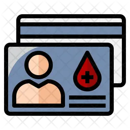 Blood Donor Card  Icon