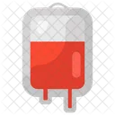 Blood Drip Iv Drip Blood Bag Icon
