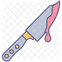 Blood Drop Bloody Knife Butcher Knife Icon