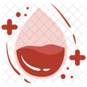Blood Drops Ilustration Hospital Emergency Icon