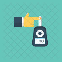 Blood Glucose Monitoring Icon