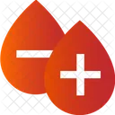 Blood Group Positive And Negative Blood Positive Blood Icon