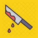 Blood Knife Halloween Icon