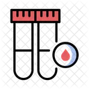Blood Testtube Medical Icon