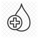 Blood Droplet Test Icon