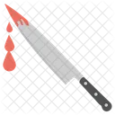 Blood Knife Kill Dagger Blood Icon