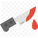 Blood Knife Murder Weapon Crime Evidence Icon