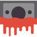 Blood Money Illegal Funds Crime Earnings Icon