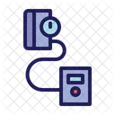 Blood Pressure Heart Health Pressure Check Icon