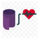 Blood Pressure Telemedicine Health Tracking Icon