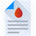Blood Report Medical Report Blood Information Icon