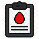 Health Report Report Blood Analysis Icon