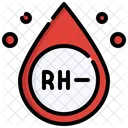 Blood Rh Negative  Icon