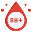 Blood Rh Positive Blood Type Blood Test アイコン